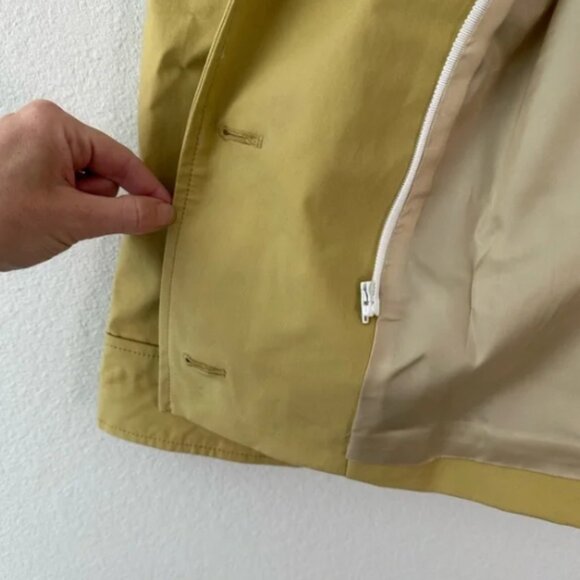 Veronica Beard Arlen Dickey Embellished Cotton-poplin coat Yellow - Picture 7 of 11